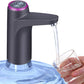 water Dispenser, Portable Water Bottle Pump for Universal 3, 4 and 5 Gallon with USB Electric Charging and Automatic off Switch (Black)