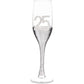 Set of 2 25Th Wedding Anniversary Champagne Flutes Glasses for Mr and Mrs Toasting Party Celebration Gift