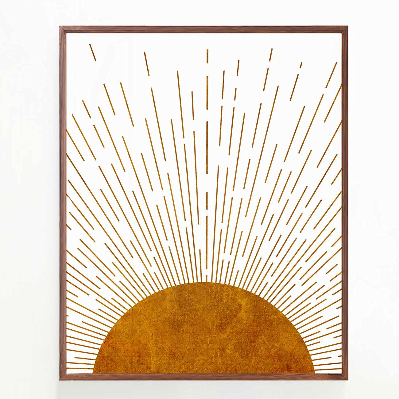 Sun Ray Art Prints Boho Bedroom Wall Decor Minimalist Decor Sun Prints Mid Century Modern Decor Living Room Prints Set of 3 Prints UNFRAMED 11X14INCH
