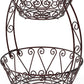 Simplehouseware 2-Tier Countertop Fruit Basket Bowl Storage, Bronze