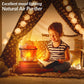 Natural Himalayan Salt Lamp, Tall round Metal Basket Lamp with Dimmer Switch | 8-10 Lbs