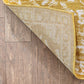Della Gold Vintage Medallion Pattern Area Rug 5X7 (5'3" X 7'2")