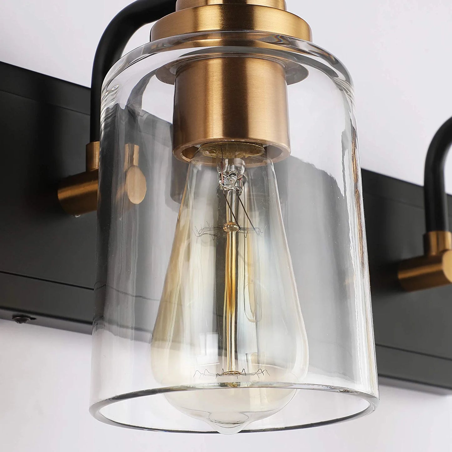 5 Lights Vintage Wall Lighting over Mirror Bathroom Vanity Light Fixtures Thick Globes 8580 Lights