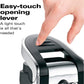 (76606ZA) Smooth Touch Electric Automatic Can Opener with Easy Push down Lever, Opens All Standard-Size and Pop-Top Cans, Extra Tall, Black and Chrome