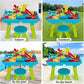 Sand Water Table Outdoor Toys - Toddler Activity Table Sandbox Toy Sensory Table Summer Toys Beach Play Table 27 Pcs Accessories for Baby Kids Children