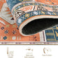 Traditional Tribal Rug Runner 2X 6 Vintage Entryway Runners for Hallways with Rubber Backing Non-Shedding Washable Kitchen Runner Rug for Living Room Bedroom Laundry Room