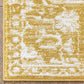 Della Gold Vintage Medallion Pattern Area Rug 5X7 (5'3" X 7'2")