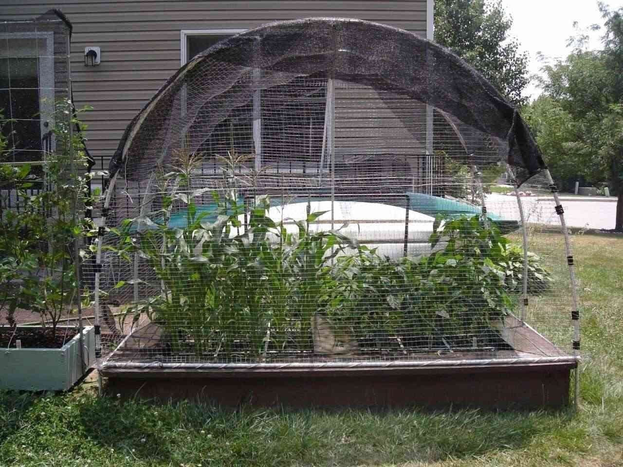 Cerbior 30% UV Sunblock Shade Cloth Cover for Garden Plants Black Greenhouse