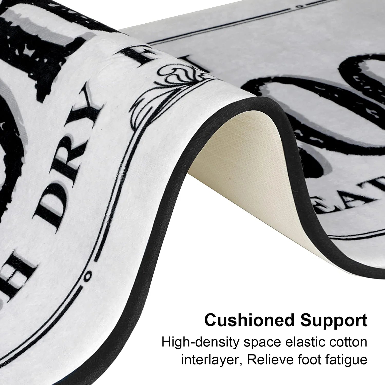 Laundry Room Rug Runner Non Slip Laundry Mats Mudroom Runner Farmhouse Kitchen Floor Mat Bathroom Laundry Room Decor Accessories( Grey, 20 X 47 Inch )