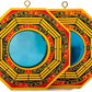 4 Inch Bagua Mirror Set of 2 for Protection; One Concave Mirror for Protection against Passive Negative Energy & One Convex Mirror for Protection against Active Harmful Energy