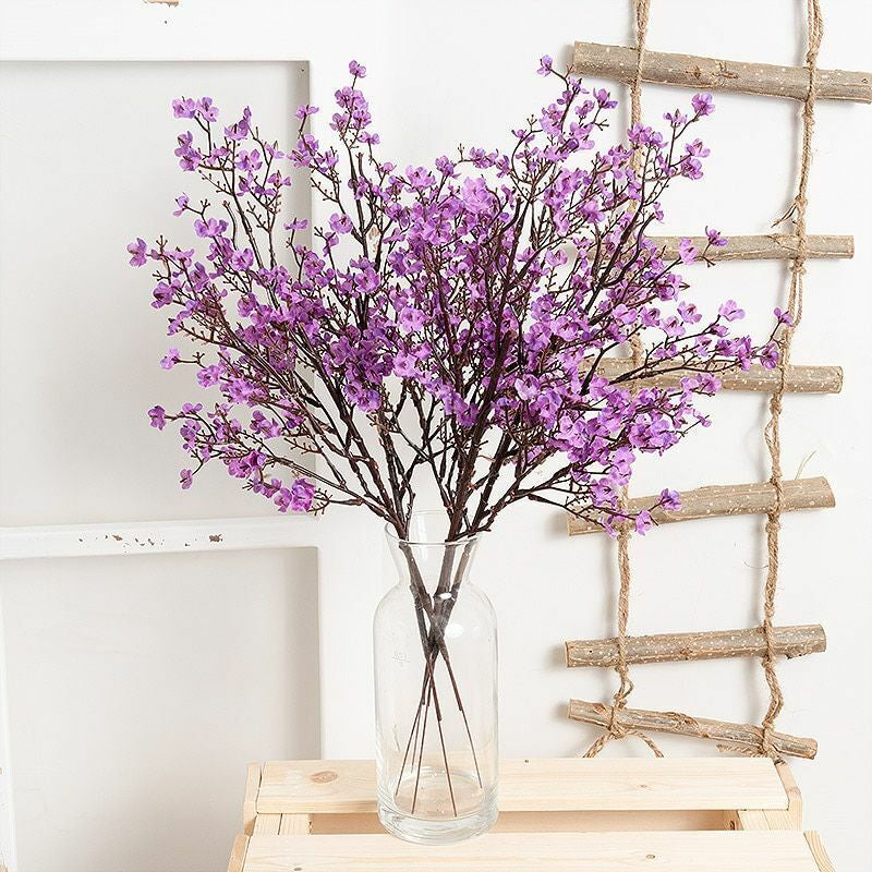 Gypsophila Flowers Artificial Branch Wedding Home Fake Bouquet Breath Decoration