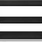 Turn-N-Tube No Tools 3D 3-Tier Entertainment TV Stand up to 50 Inch TV, Square Tubes, Americano/Black