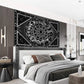 12 Constellation Tapestry Moon Star Sun Celestial Tapestry Black and White Tarot Tapestries Hippie Boho Tapestry for Room(59.1 X 59.1 Inches)