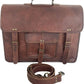 KPL 18 INCH Leather Briefcase Laptop Messenger Bag Satchel Office Computer Bag for Men and Women (18 INCH)