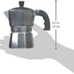 B120-42V Aluminum Espresso Stovetop Coffeemaker 3-Cup, Silver