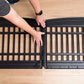 IRIS USA Dog Playpen, Exercise Pet Playpen with Door for Small & Medium Dogs, 4-Panel, 24" H, Black