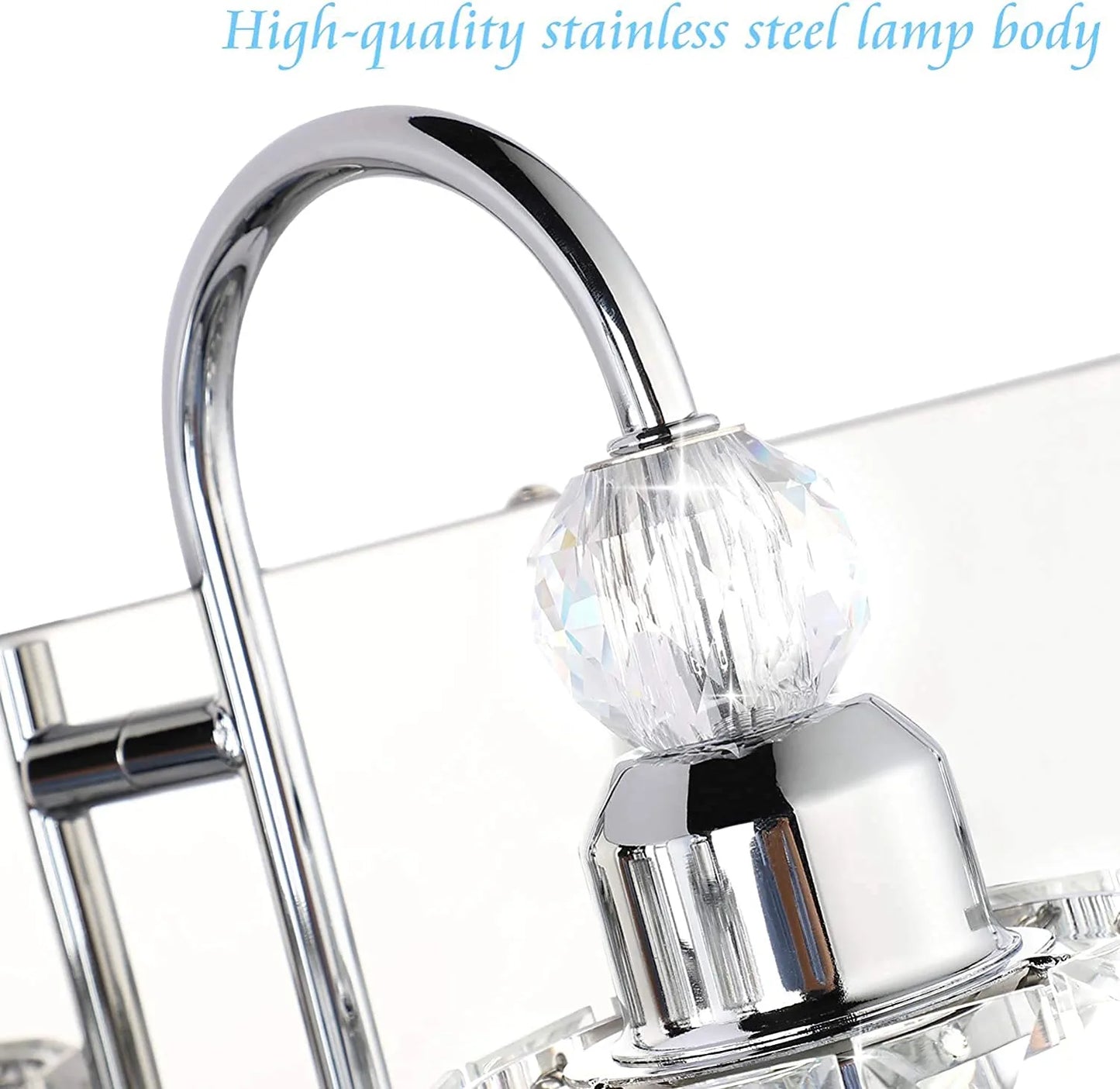 Modern Crystal Indoor Wall Sconce 2-Packs Modern Crystal Wall Light Fixtures for Indoor Living Room Bedroom Hallway