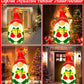 5Ft Lighted Outdoor Christmas Decorations Inflatables - Blow up Gnome Tumbler Xmas/Winter Holiday/Happy New Year 2023 Display Indoor Party Decor Supplies