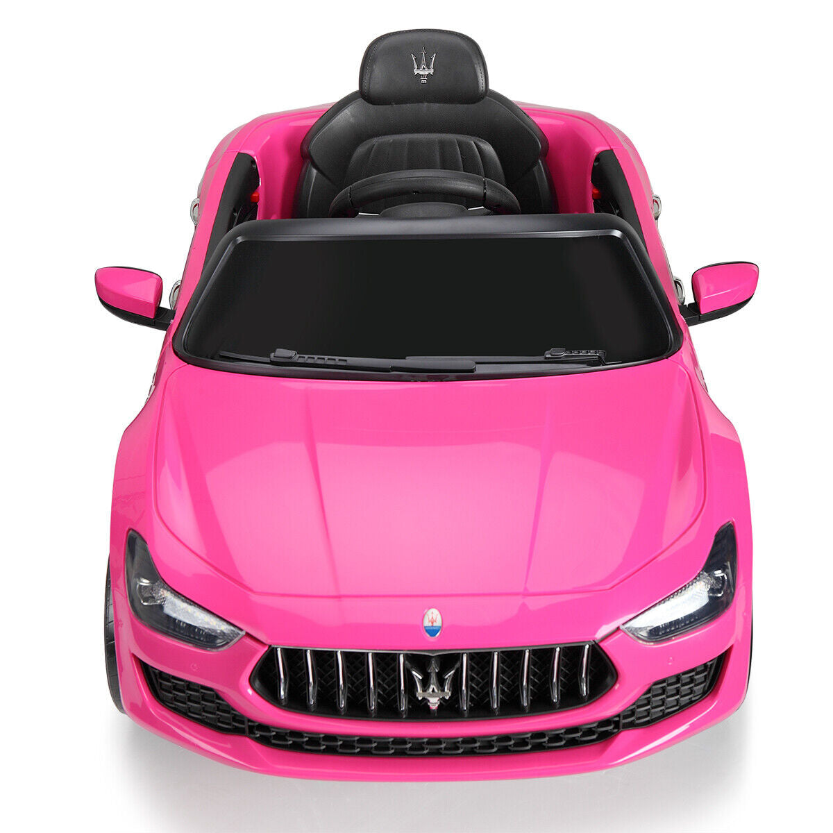 TOBBI 12V Kids Ride on Car Maserati Ghibli Electric Toy Girls Gift Pink W/RC