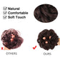 1PCS Messy Hair Bun Hair Scrunchies Extension Messy Synthetic Chignon for Women Updo Hairpiece (33#(Dark Auburn))