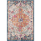 Sandhya Traditional Blue Area Rug; 2' X 3'