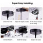 Adjustable Industrial Retro Lotus Pendant Light Metal LED Hanging Ceiling Lamp Lighting Fixtures for Kitchen Island Dining Room