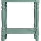Simplify 24" End Side Table, 24 X 19.5 X 15.75, Antique Iced Blue