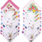 Women Soft Pocket Handkerchiefs Ladies Hankies Vintage Floral Print Handkerchiefs (30 Pieces)