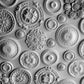 CM18RO Rose Ceiling Medallion, 18"OD X 3 1/2"ID X 1 1/2"P, Factory Primed
