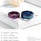 His and Hers King and Queen Rings 2Pcs Titanium Steel Matching Couple Promise Rings Engagement Anniversary Bands Valentine'S Jewelry Gifts