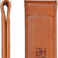 Slim Magnetic Money Clip Genuine Leather Business Card Holder for Men