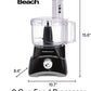 Food Processor & Vegetable Chopper for Slicing, Shredding, Mincing, and Puree, 8 Cup, Black