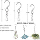 Wind Chimes Outdoor Wind Chimes 36" Garden Chimes with 18 Aluminum Alloy Tubes and 3 S Hooks for Garden Patio Decor(Golden)
