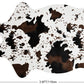 Cow Print Rug Faux Cowhide Area Carpet Animal Print Mat for Living Room Bedroom Non-Slip 3.6X2.5Ft (110Cmx75Cm)