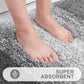 Luxury Bathroom Rug Mat, Extra Soft and Absorbent Microfiber Bath Rugs, Non-Slip Plush Shaggy Bath Carpet Runner, Machine Wash Dry, Bath Mats for Bathroom Floor, Tub and Shower, 20X59, Grey