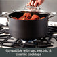 Essentials Nonstick Hard Anodized 8.5 and 10.5-Inch Fry Pans, 2 Piece, Grey