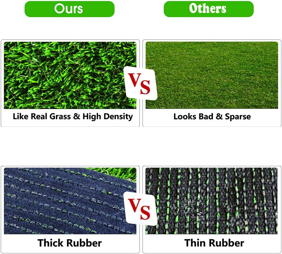 Artificial Grass, Professional Dog Grass Mat, Grass Pee Pad for Pet, Dog Potty Training Rug with Drainage Holes - Easy to Clean, Fake Turf for Indoor & Outdoor Patio Decor(39.4'' X19.7'')