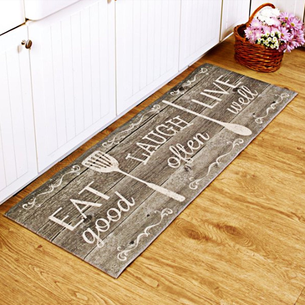 Anti Fatigue Kitchen Mat Waterproof Non-Slip Kitchen Rug Floor Mat Farmhouse Chef Mat Comfort Heavy Duty Standing Mat