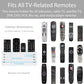 Totalmount Hole-Free Remote Holder – Eliminates the Need to Drill Holes in Your Wall (Premium White – Modern Design for 3 or 4 Remote Controls)