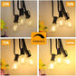 Outdoor String Lights Led 50Ft Patio Lights with 26 G40 Shatterproof Clear Bulbs, 2700K Globe Hanging Lights for Backyard, Porch, Balcony, Hanging Lights for Birthday Party