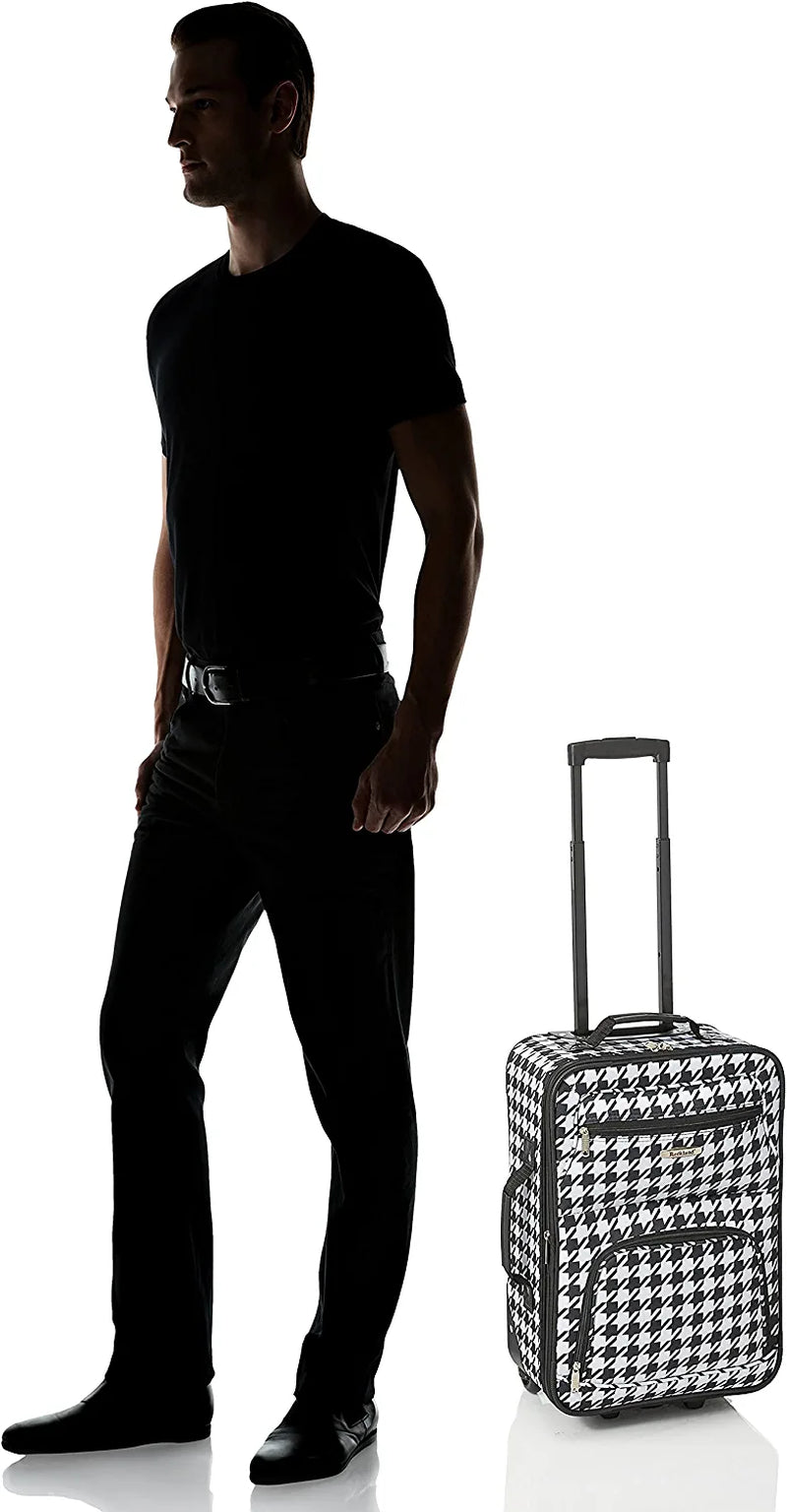 Rockland Fashion Softside Upright Luggage Set, Kensington, 2-Piece (14/19)
