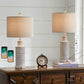 3-Way Dimmable Touch Control Table Lamp Set of 2 with Dual USB Charging Ports for Bedroom Living Room Vintage Rustic Farmhouse Traditional Nightstand Bedside Lamps(Bulbs Included)