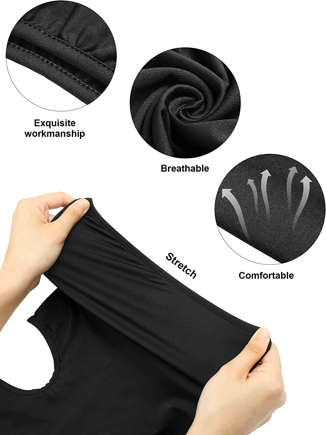 9 Pcs Ski Mask for Men Full Face Helmet Mask Balaclava Winter Neck Gaiter Outdoor Cycling Windproof Hood