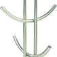 Euro Large 8 Holder, Mug Tree, Mugs & Tea Cup Storage Rack, Coffee Counter Bar Accessory & Kitchen Countertop Organizer, Satin Nickel