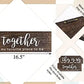 4Pcs Farmhouse Rustic Wall Decor Signs, This Is Us Wooden Wall Art Sign, Together Hanging Wooden Sign and 2Pcs Wood Arrow Signs for Housewarming Gift Home Decor Living Room Bedroom Wall Decor