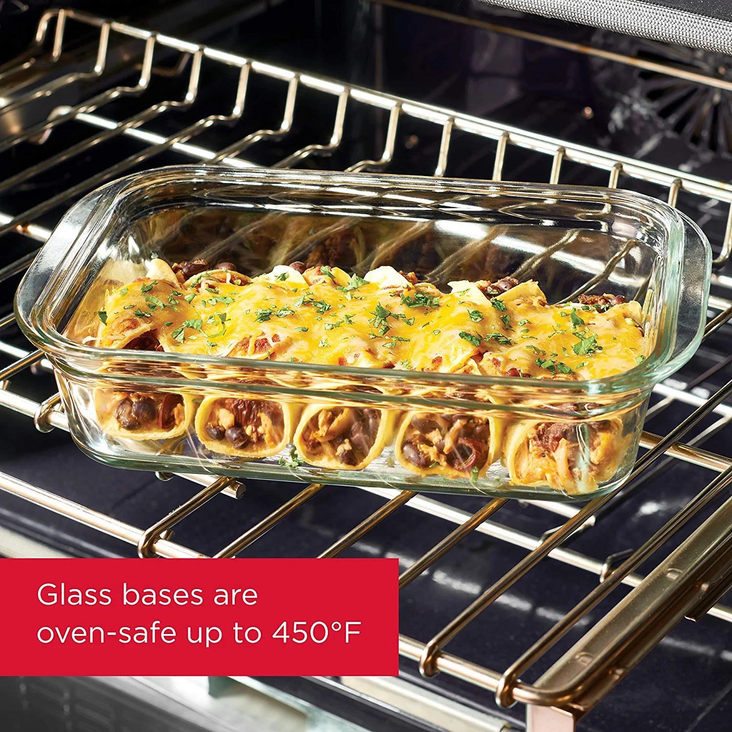 8-Piece Brilliance Glass Food Storage Containers with Lids for Lunch, Meal Prep, and Leftovers, Dishwasher and Oven Safe, Clear/Grey