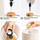 【Upgraded】 Bedside Lamp Touch Control Table Lamp with USB A+C Charging Ports & AC Outlet 3-Way Dimmable Nightstand Lamp with Linen Fabric Shade for Bedroom Living Room(E26 Light Bulb Included)