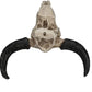 1Pcs Resin Wall Hanging Horn Skulls Steer Bull Head Sculpture Long Horn Cow Skull Wall Hanging Mounted Longhorn Steer Resin Wall Deco (NO.1)