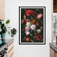 Flowers Canvas Prints Peony Ranunculus Poppies Carnation Nature Floral Wall Art Posters Decor for Home Office(16X20 Inches, Unframed)