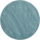 Milan Shag Collection 3' X 5' Aqua Blue SG180 Solid Non-Shedding Living Room Bedroom Dining Room Entryway Plush 2-Inch Thick Area Rug